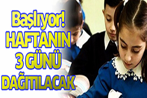 Başlıyor! Haftanın 3 günü dağıtılacak