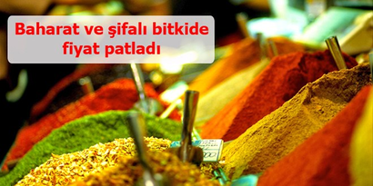 Baharat ve şifalı bitkide fiyat patladı