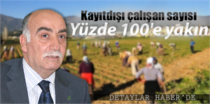Kayıtdışı çalışan sayısı Yüzde 100`e yakın