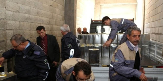 Şehitkamil`de 450 Teneke Sahte Zeytin Yağı Ele Geçirildi