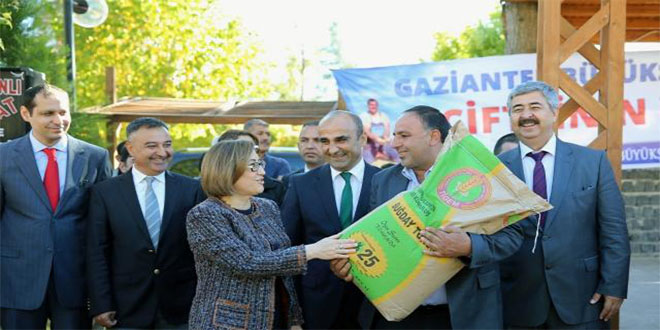 Tohum Desteği Araban İle Yavuzeli`nde Devam Etti