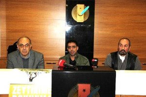 Gaziantep`te `Zeytinlikler` İçin Basın Toplantısı