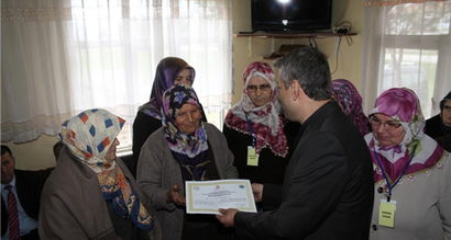 Çarşamba`da Çiftçi Kadınlara Sertifikaları Verildi