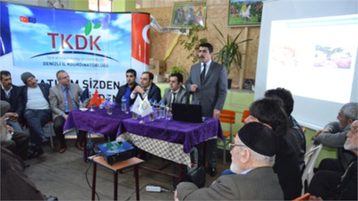 Tkdk: Nihat Zeybekci`nin Köyünde Bilgilendirme Toplantısı Yaptık