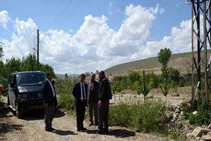 Darende`de Bahçe ve Tarım Arazileri Sular Altında Kaldı