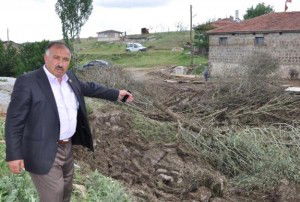 Sorgun ve Yozgat`ta dolu yağışı zarara yol açtı