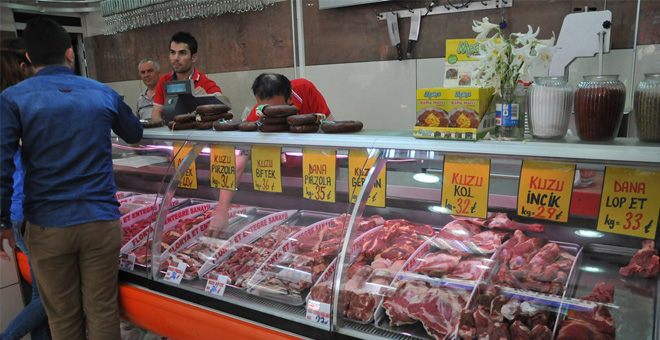 Kuşbaşı etin kilosu 40 lirayı gördü