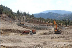 Yoncakaya Sulama Göleti`nin Temeli Atılıyor