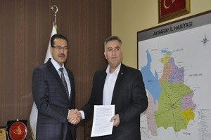 Aksaray`da Hayvanların Küpeleme Sözleşmesi Yapıldı