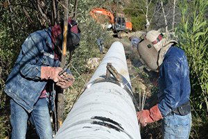Finikeli Çiftçilere Kapalı Kanal Sulama Tesisi