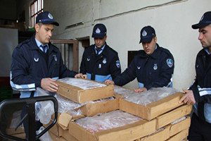 Şanlıurfa`da 2 Ton Kaçak Et Ele Geçirildi