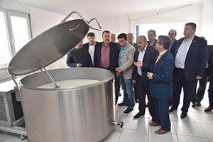 Yuntdağı`nda Süt Toplama Merkezi Açıldı