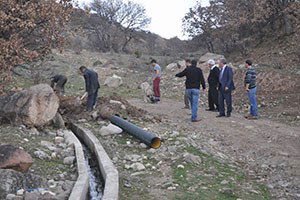 Koyulhisar`da 4 Bin 860 Metre Sulama Kanalı Yapıldı