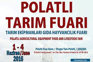 Polatlı Tarım Ekipmanları Gıda ve Hayvancılık Fuarı Açıldı