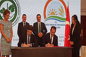 Türkiye-Gürcistan Tarım Yürütme Komitesi Toplantısı Protokolü imzalandı