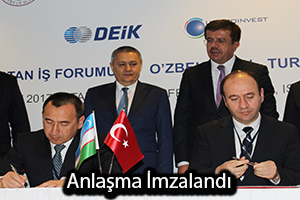 Türkiye Özbekistan Arasında Anlaşma