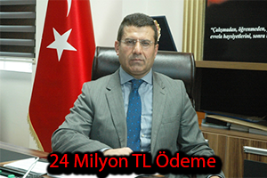 Çiftçiye 24 Milyon TL Ödeme