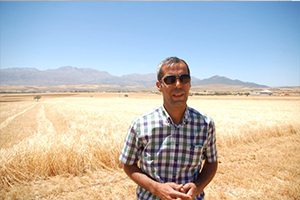 Afşin`de Arpa ve Buğday Hasadı İçin Biçerdöverler Tarlaya Girmeye Başladı