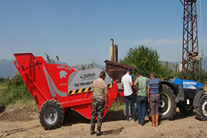 Tarım Arazilerinde Taşlar Makine İle Toplanacak
