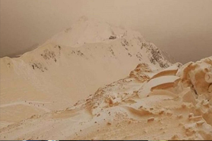 Soçi`ye Turuncu Kar Yağdı, Herkes Şaşkına Döndü