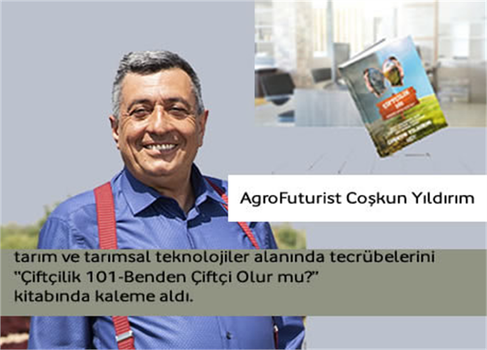 AgroFuturist Coşkun Yıldırım`ın Çiftçilik 101 Kitabı Okuyucuyla Buluştu