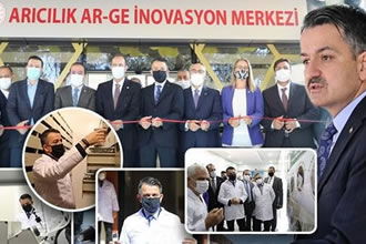 İzmir`de Arıcılık Ar-Ge ve İnovasyon Merkezi Açıldı