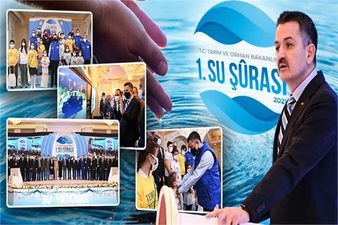 BAKAN PAKDEMİRLİ; `SU ŞURASI SONUÇ BELGESİ EKİM AYI SONU SAYIN CUMHURBAŞKANIMIZ TARAFINDAN KAMUOYU İLE PAYLAŞILACAK`