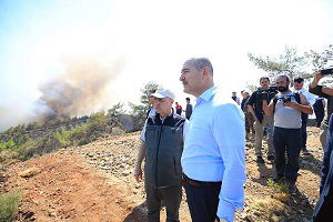 Tarım ve Orman Bakanı Kirişci Yangınla İlgili Son Durumu Açıkladı