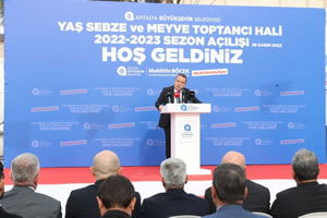 Antalya Toptancı Halinde Yeni Sezon Açıldı