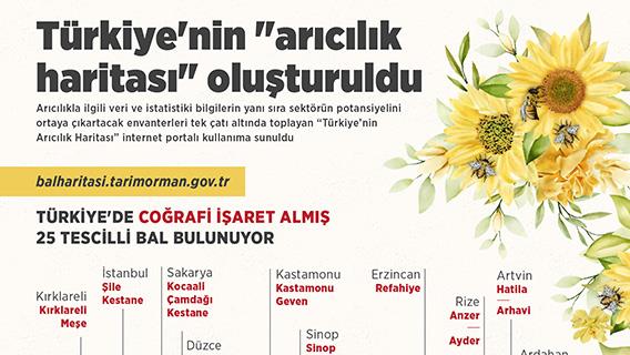 TÜRKİYE`NİN `ARICILIK HARİTASI` OLUŞTURULDU