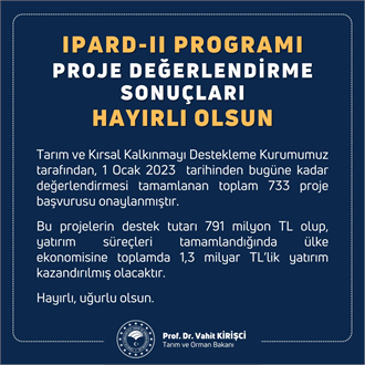 IPARD II SONUÇLARI AÇIKLANDI!